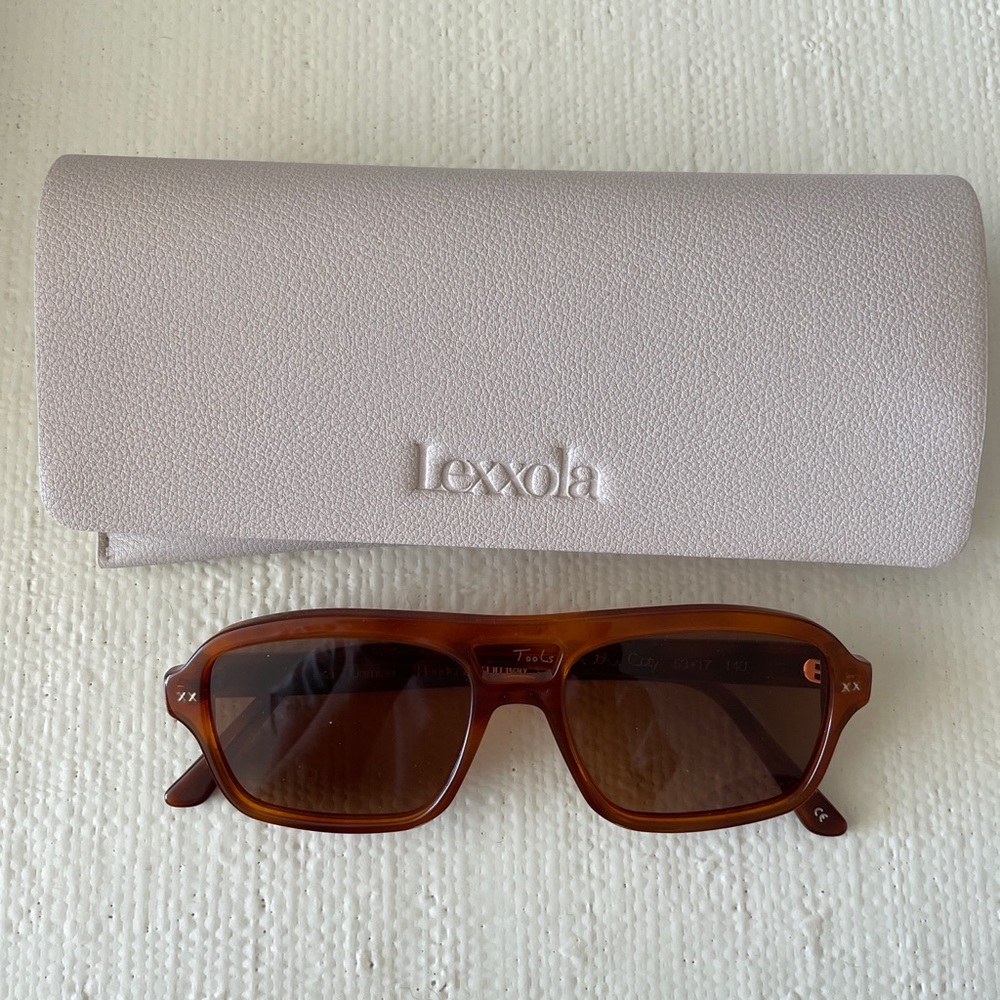 Lexxola Damien Tortoiseshell Sunglasses - Retail $255. Never worn.